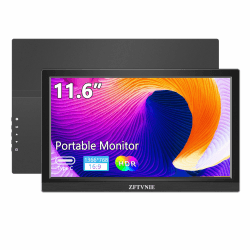 🌟 Angebot: ZFTVNIE 11,6" Tragbarer Monitor HD Externer Bildschirm 🌈