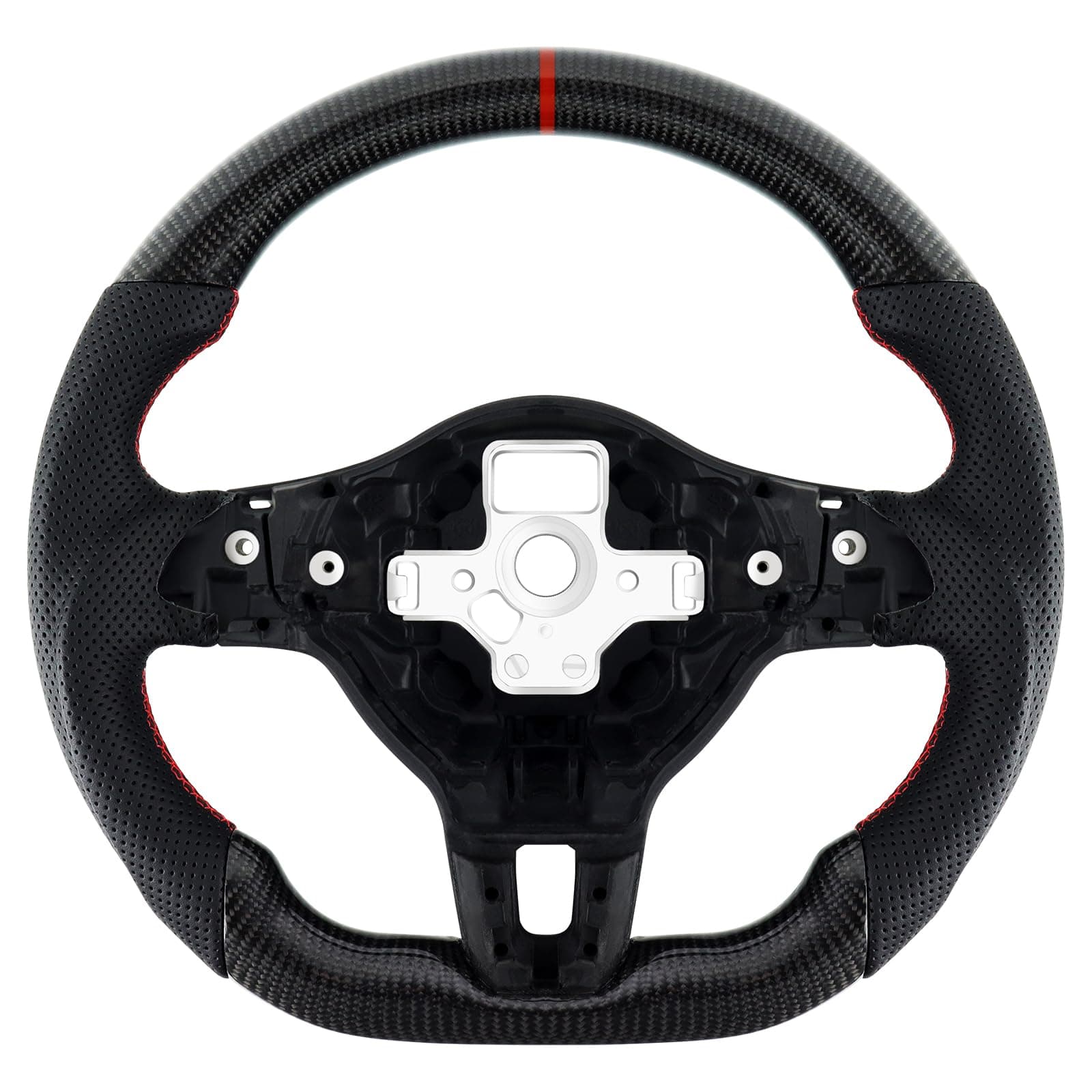 🚗 Acclcors Carbonfaser-Lenkrad für VW Golf MK6 GTI 2008-2014 🏁