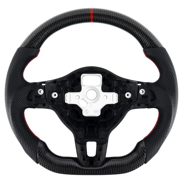 🚗 Acclcors Carbonfaser-Lenkrad für VW Golf MK6 GTI 2008-2014 🏁