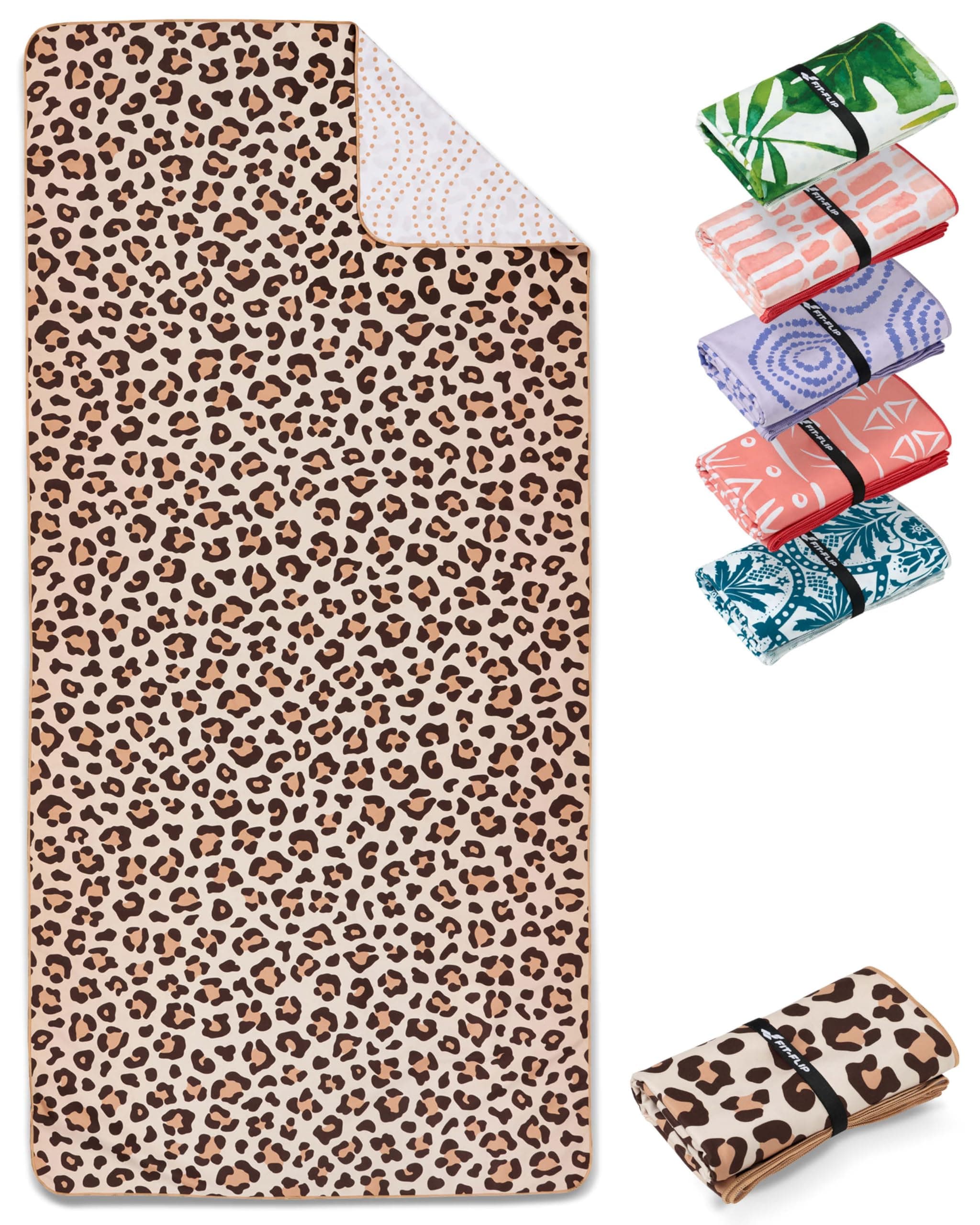 Fit-Flip Strandtuch XXL Leo 200x90cm
