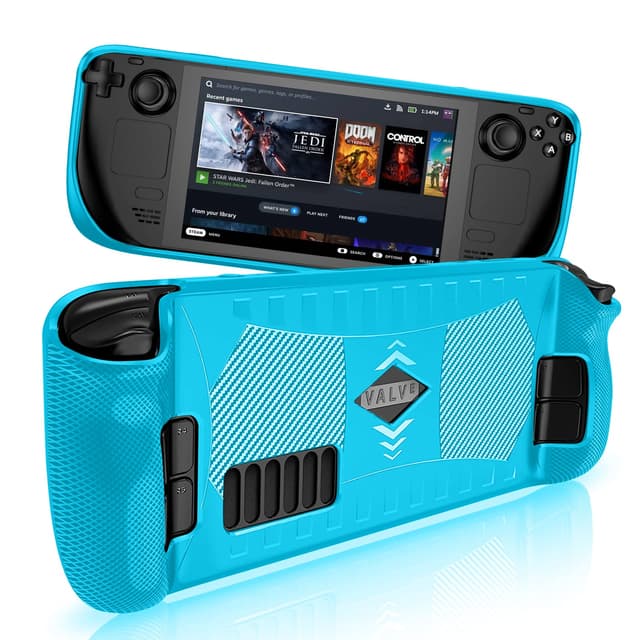DLseego Schutzhülle für Valve Steam Deck 💥 TPU-Schale in Blau