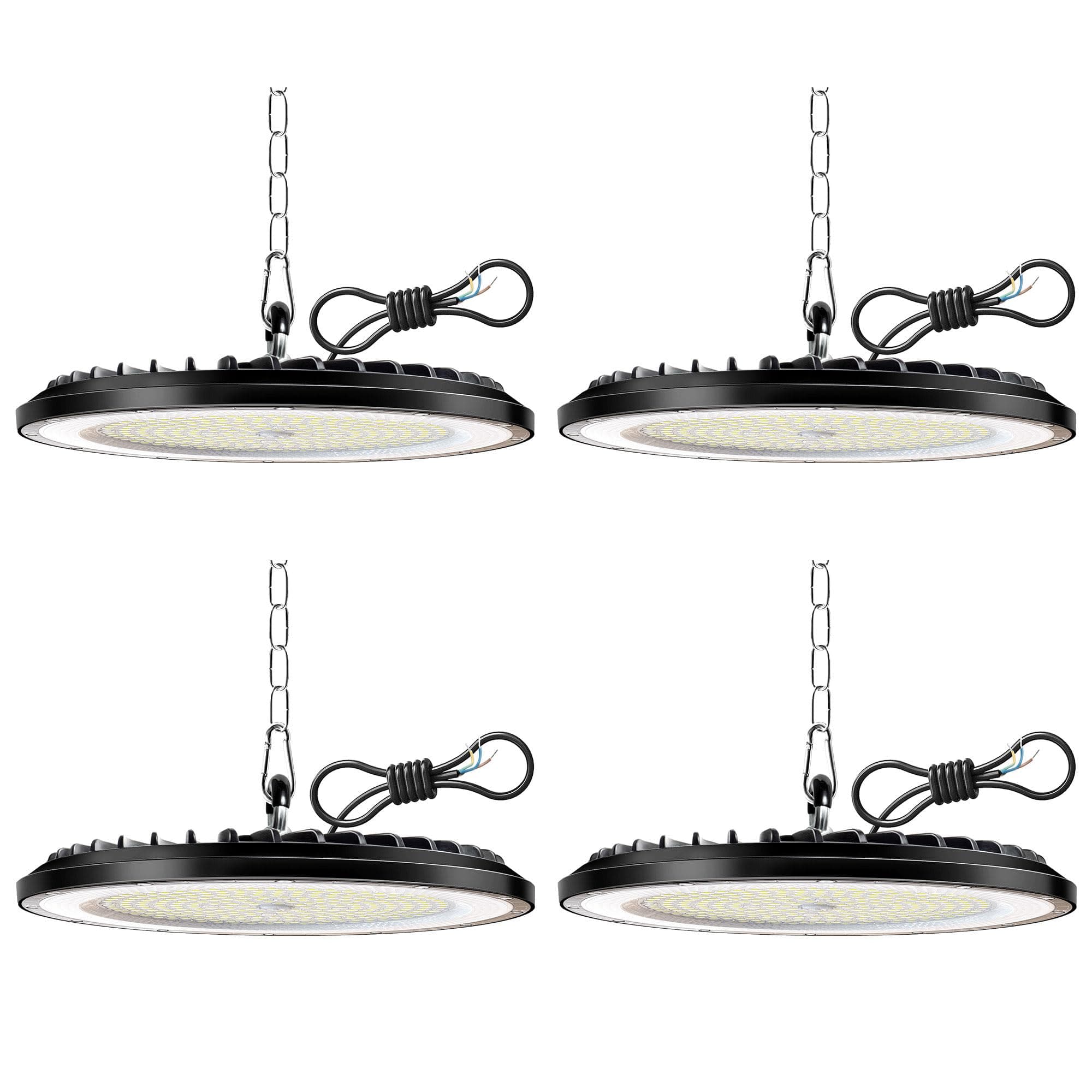 Sparen Sie 85%! 4er-Pack 150W UFO Werkstattlampe LED 🌟
