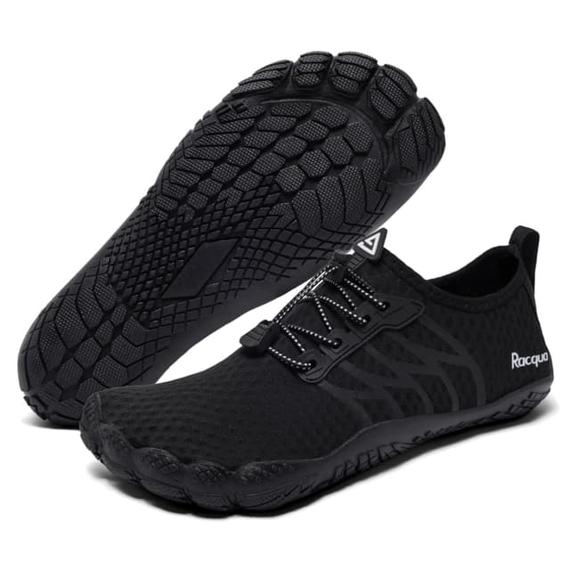 🌊👣 Racqua Wasserschuhe Damen Badeschuhe Herren Schnelltrocknende Schwimmschuhe