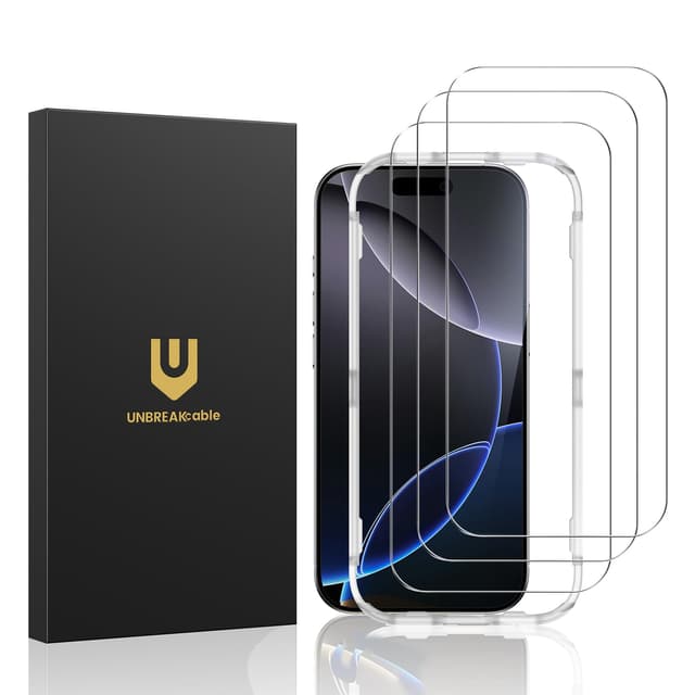 UNBREAKcable iPhone 16 Pro Max Panzer Schutz Glas [3er Pack] 📱💥