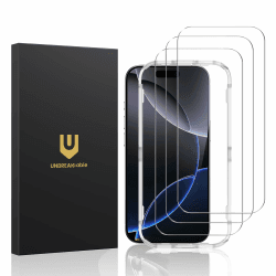 UNBREAKcable iPhone 16 Pro Max Panzer Schutz Glas [3er Pack] 📱💥