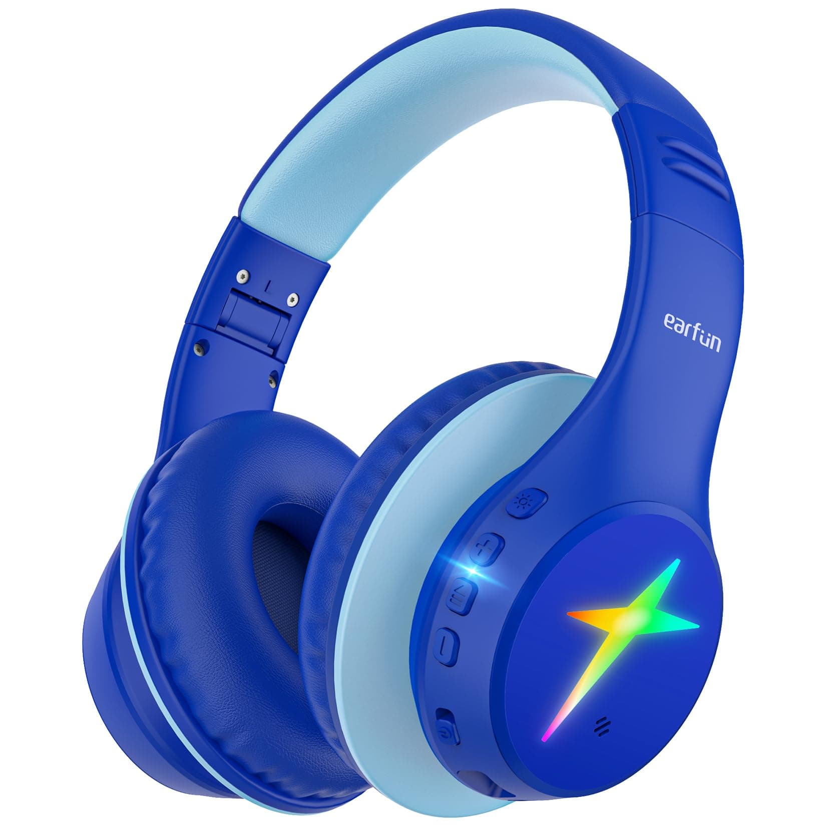🌟 EarFun Bluetooth Kopfhörer Kinder - 90 Std Akku - LED-Beleuchtung - Hi-Fi Klang 🎧