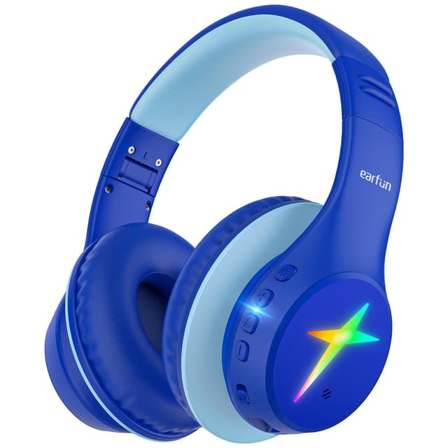 🌟 EarFun Bluetooth Kopfhörer Kinder - 90 Std Akku - LED-Beleuchtung - Hi-Fi Klang 🎧