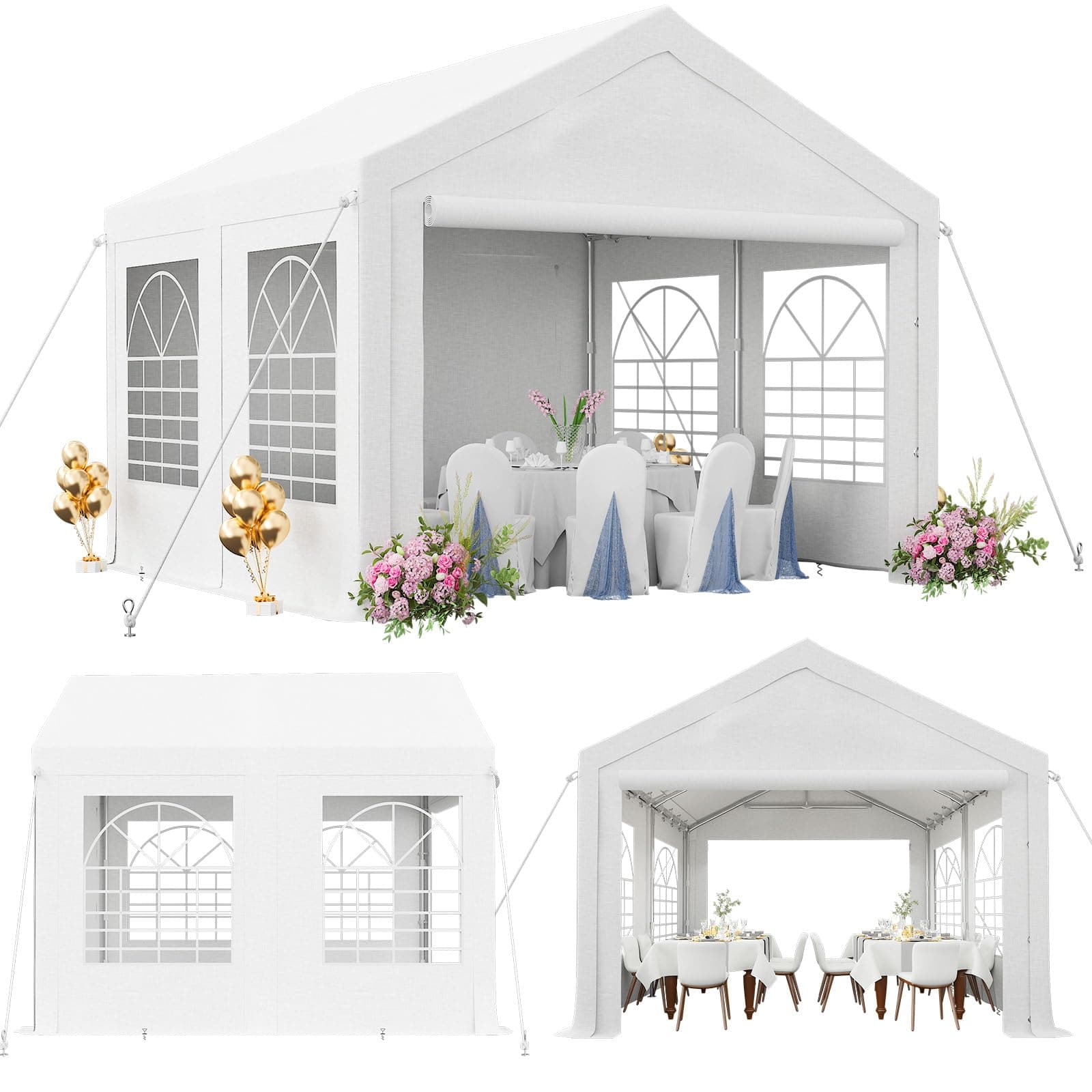 TRIUMPHKEY Pavillon 3x4 - Stabil, windresistent und langlebig 🎪