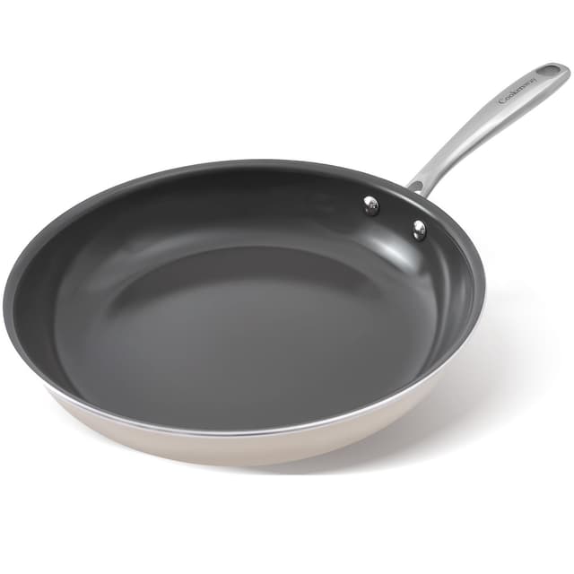 🍳 Cookersway Keramik-Spitzlöffel aus Keramik, 24cm Antihaft Eierpfannen für das Kochen 🍳