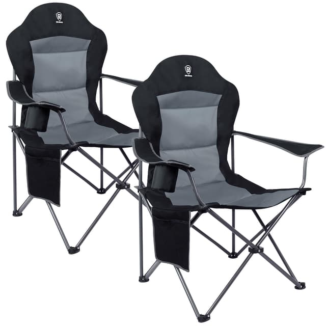 EVER ADVANCED Luxus Campingstuhl Faltbar 160 KG Belastbar 🏕️