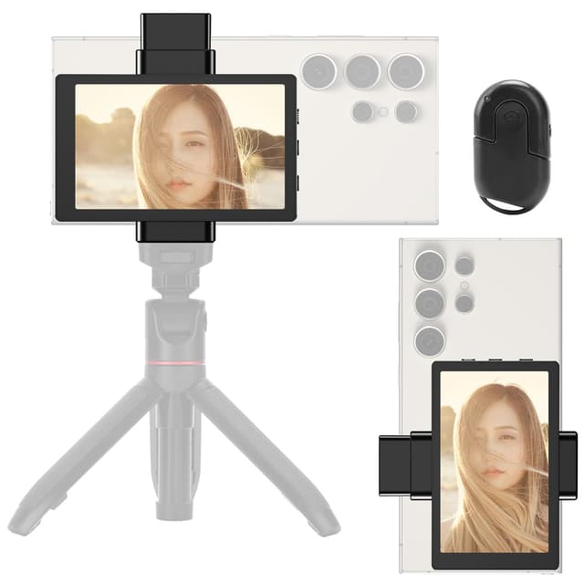 📱🔥 Newmowa Phone Vlog Selfie Monitor Bildschirm mit Magnetischer Telefonhalterung
