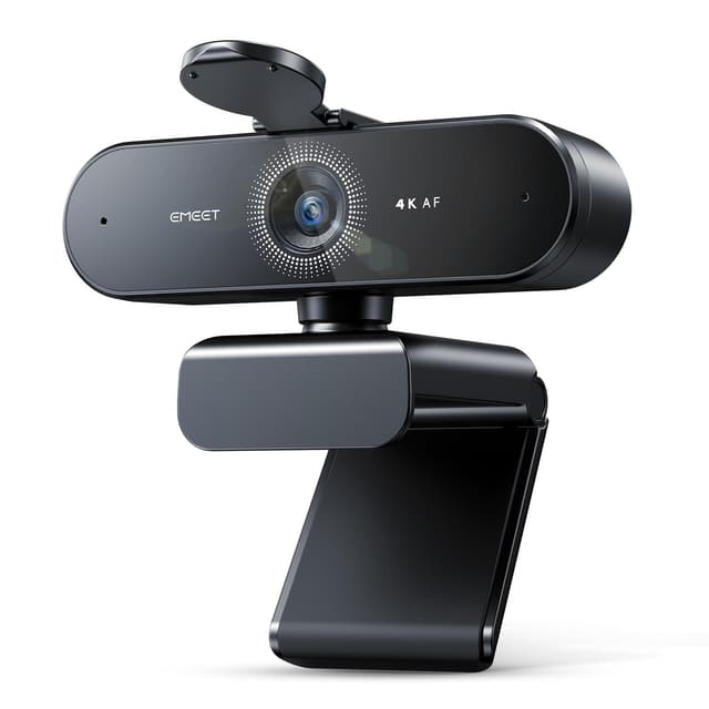 EMEET Webcam NOVA 4K - Ultra HD Webcam mit 2 Mikrofonen und Rauschunterdrückung 📷🎙️