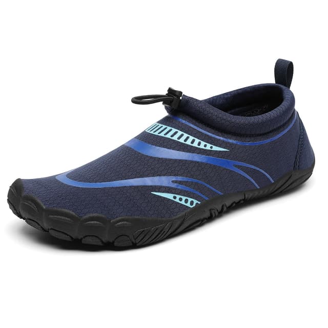 Mishansha Unisex Badeschuhe Leicht Atmungsaktive rutschfeste Barfußschuhe mit Dicker Sohle 🌊🩴
