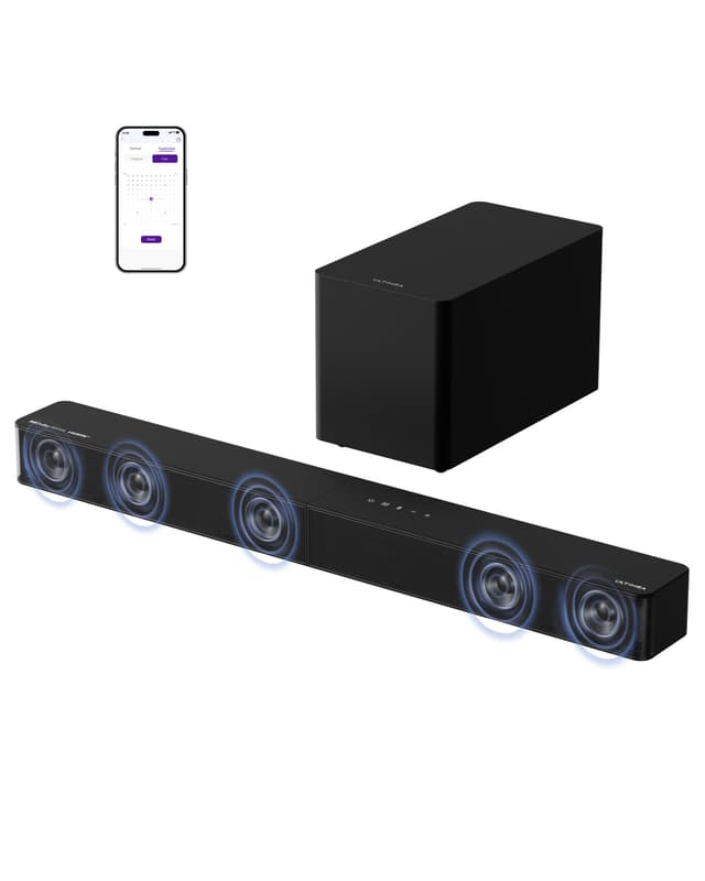 🔊 ULTIMEA 5.1ch Soundbar mit Dolby Atmos, Heimkino 4D Surround Sound System 🎬