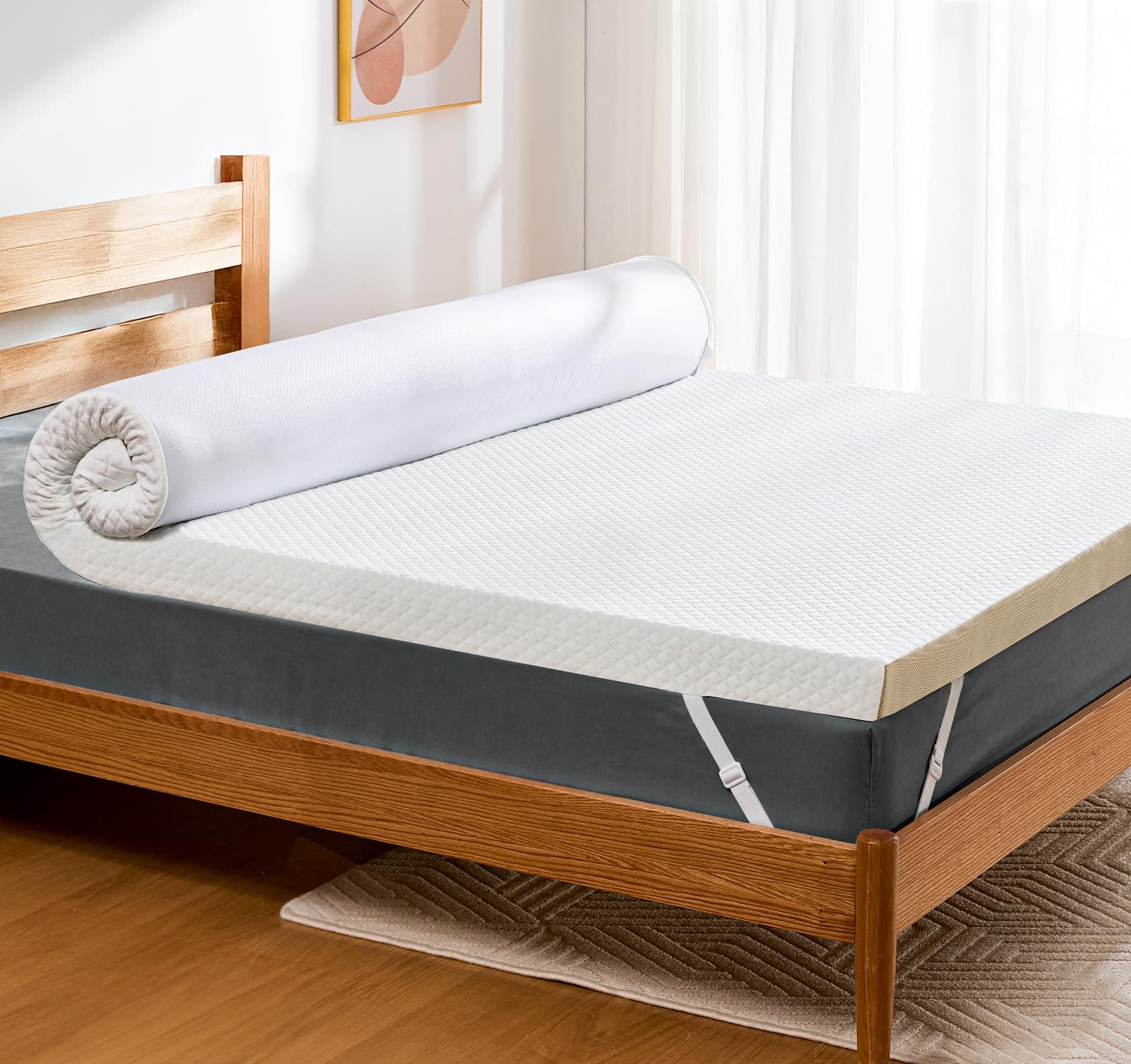 🌟 PERLECARE Topper 160x200cm - Viskoelastischen Matratzentopper 🌜