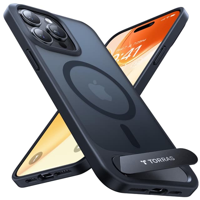 TORRAS iPhone 13 Pro Hülle mit MagSafe - Militärschutz & Titan-Ständer 📱🔒