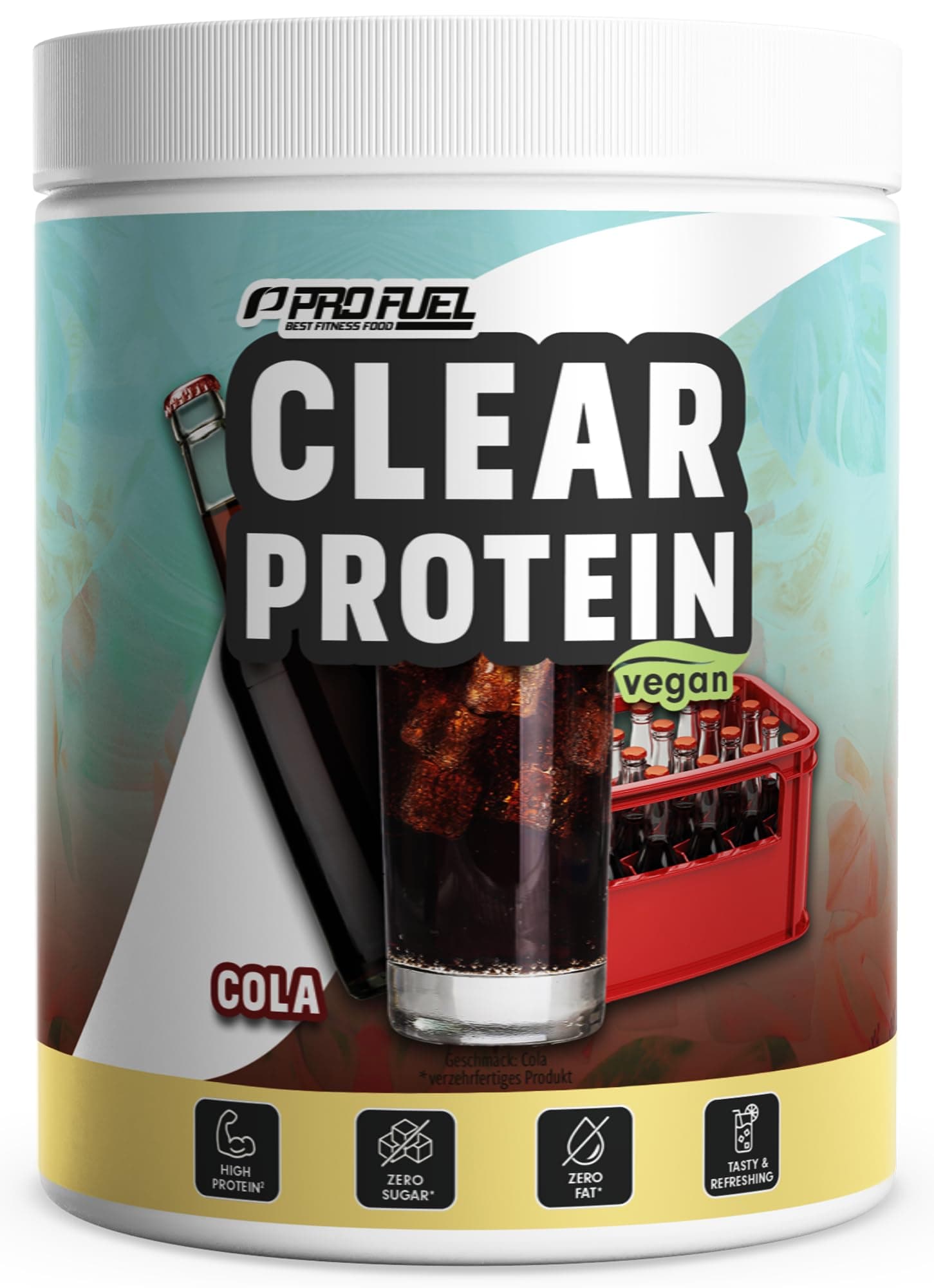 CLEAR PROTEIN Vegan 360g COLA - Erfrischender Protein-Drink 🍹