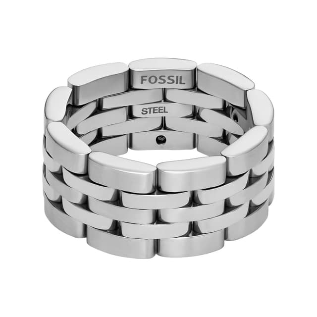 🌟 Spezialangebot: Fossil Herrenring Arden Watch Links Edelstahl, JF0482604012! 🌟
