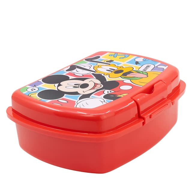 🌟 Deal! Stor BROTDOSE URBAN| MICKEY MOUSE BETTER TOGETHER, Rot 🌟