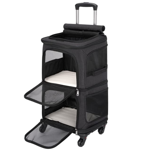 FASRIOU Katzentransportbox für 2 Katzen 🐱🐱