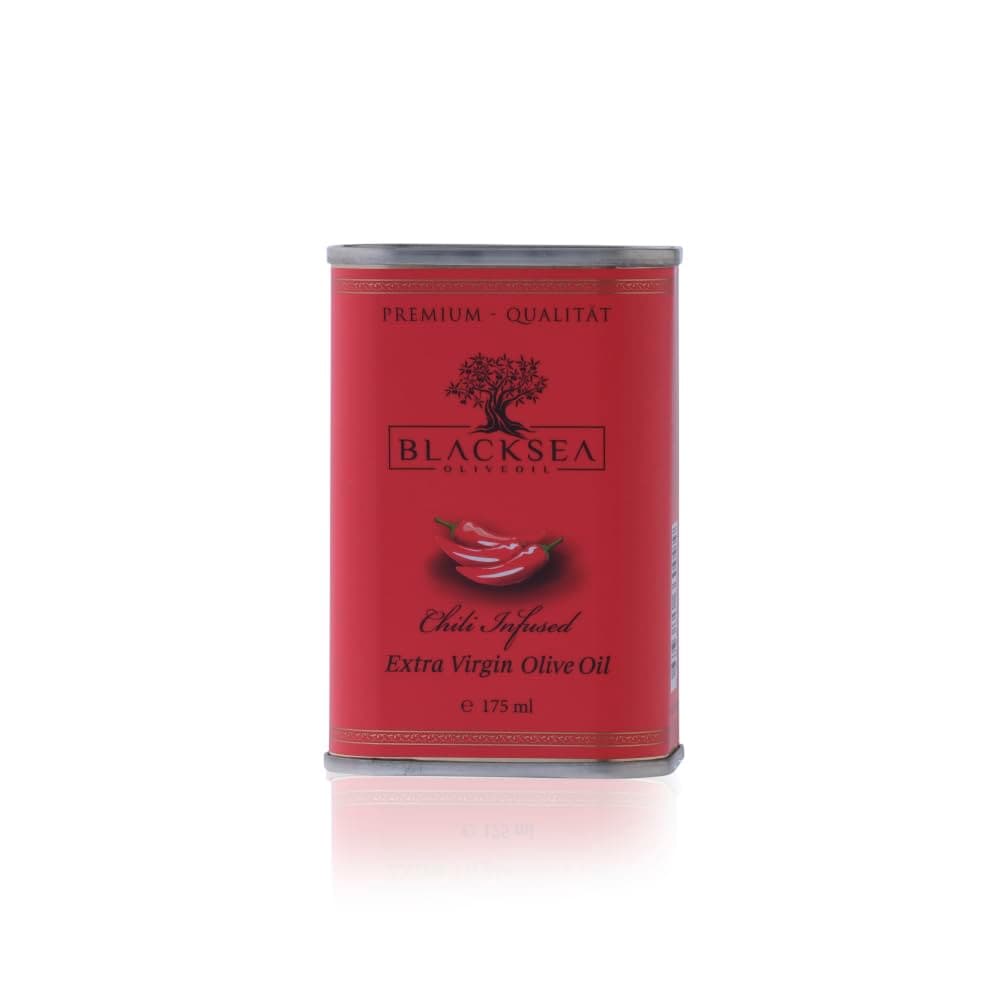 BLACKSEA Natives Olivenöl Extra – Chili Infused | 175 ml Kanister | Kaltgepresst & Polyphenolreich