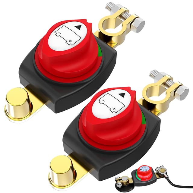 🔋🔌 TZEKING 2 Stück Batteriehauptschalter - Sonderangebot!