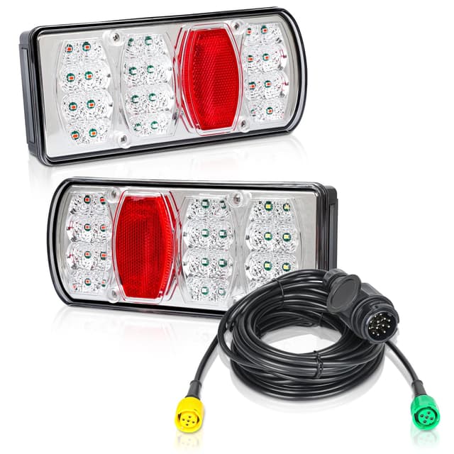 🚗 TEOV 12V LED Anhänger Rücklicht Set für Anhänger Wohnmobile Transporter 🌟