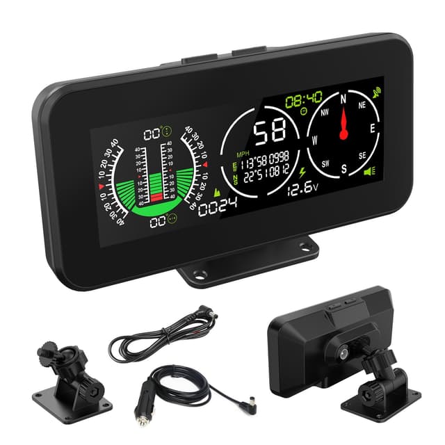Auto Neigungsmesser Digital GPS HUD 🚗🧭