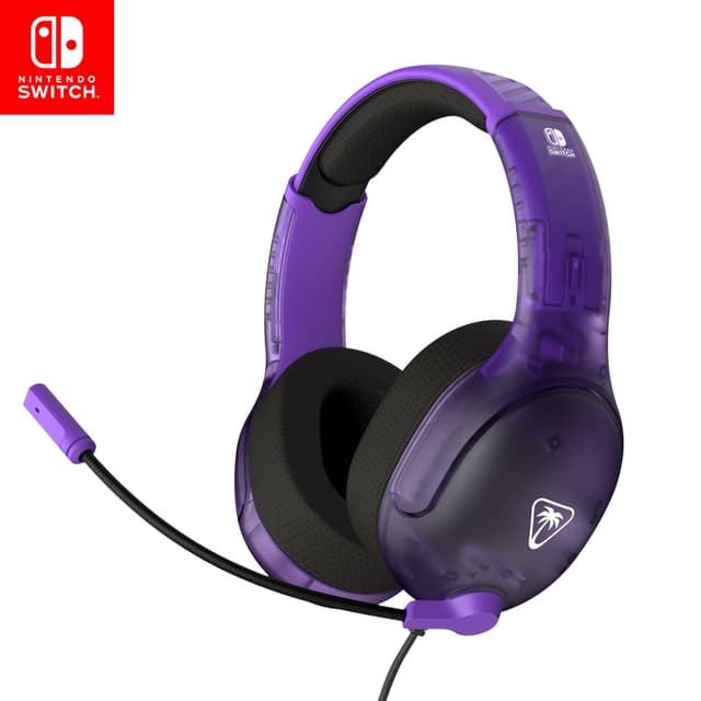 🎮🐢 Turtle Beach Airlite Fit Ghost Lila Wired Gaming Headset - Nintendo Switch 🎧