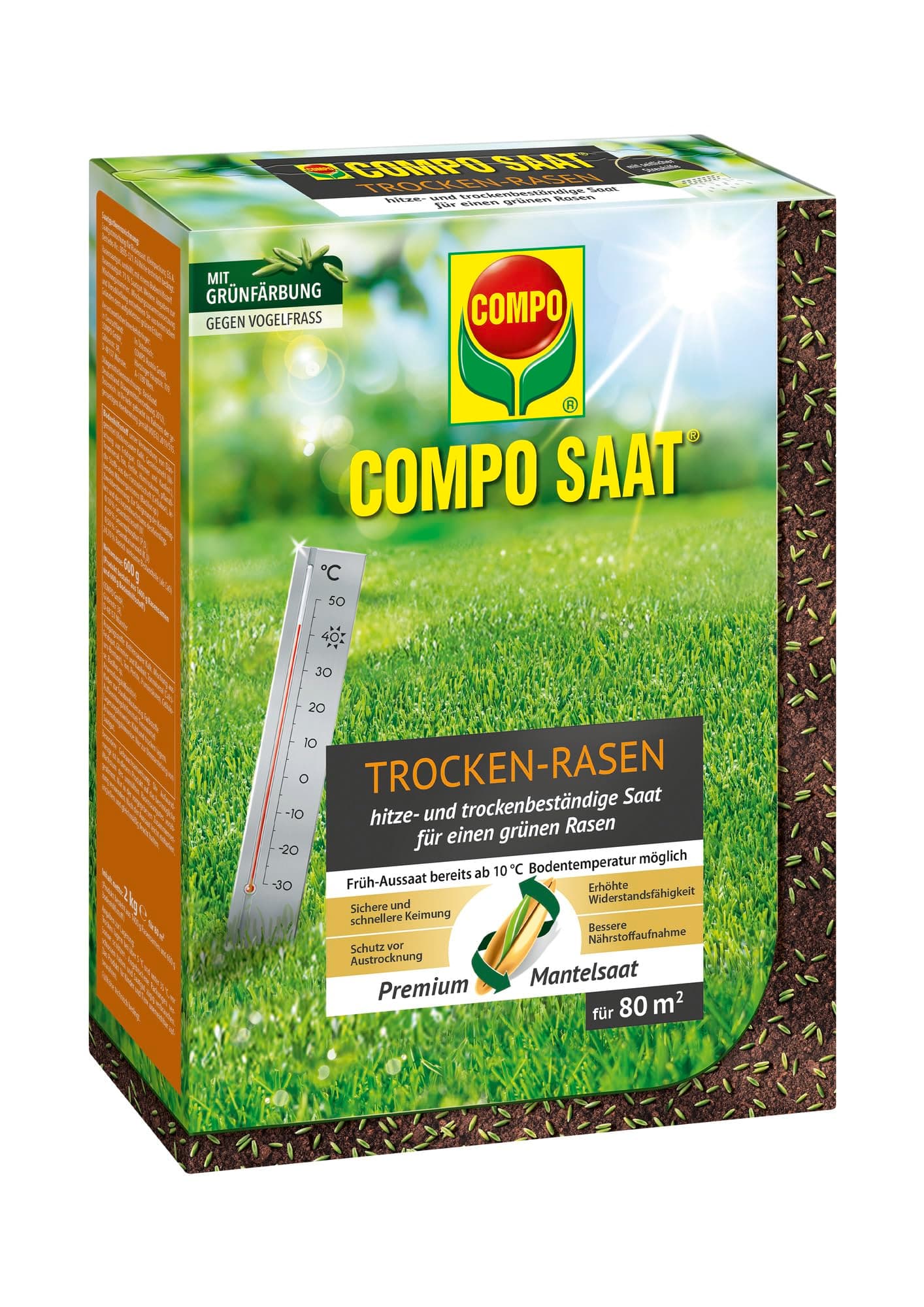 🌱🌞 COMPO SAAT Trocken-Rasen - Hochwertige Rasensamen für trockene und sonnige Standorte! 🌿🌼