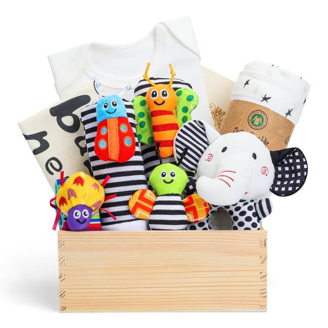 Baby Geschenkset - Neugeborenen-Spielzeug für Babys