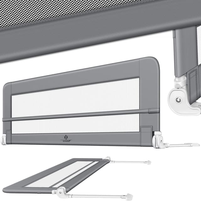 🌟 KESSER® Bettgitter 150 cm Bettschutzgitter für Kinder 🌈