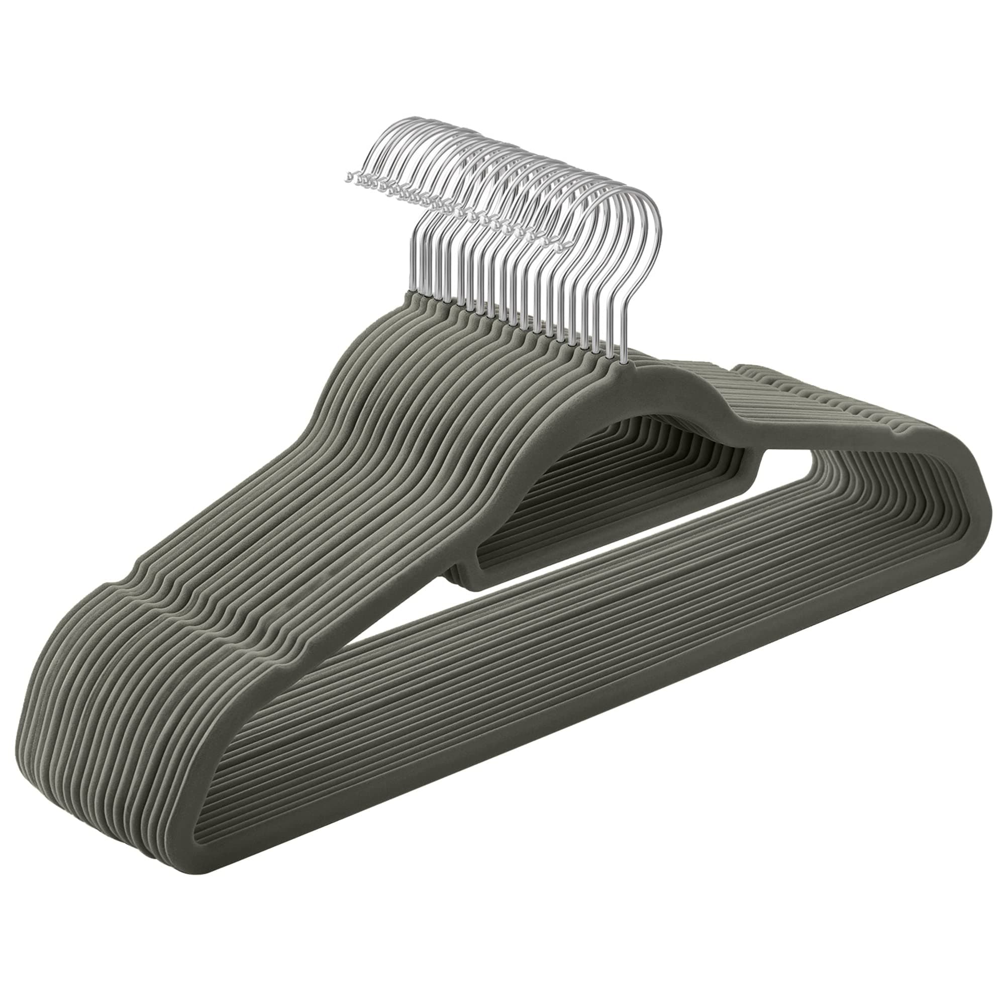 SONGMICS Kleiderbügel Samt, 20er Set, rutschfest und platzsparend 🧥👔