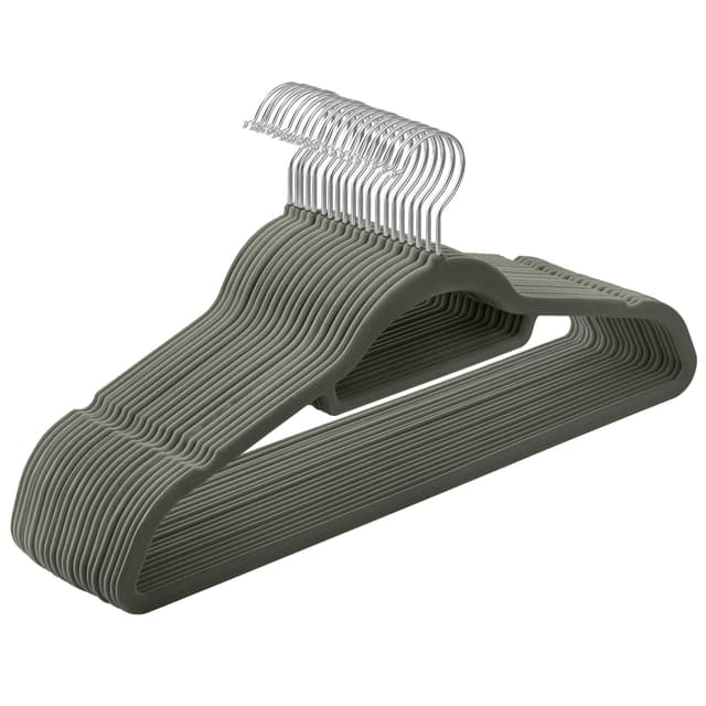 SONGMICS Kleiderbügel Samt, 20er Set, rutschfest und platzsparend 🧥👔