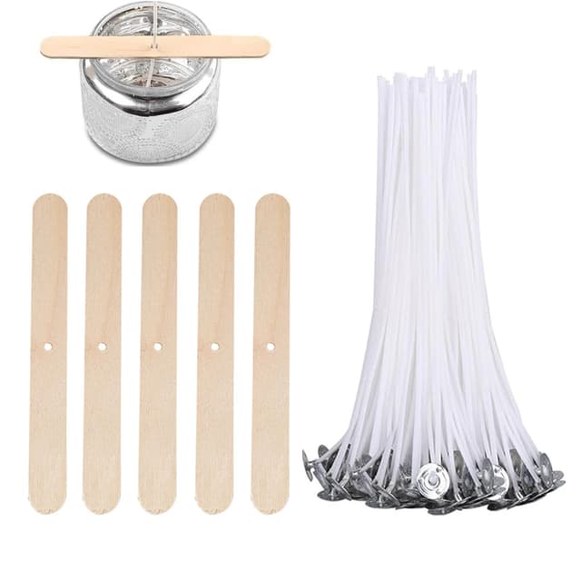 🕯️🛠️  Kerzendocht und Docht Halter Kit - Kerzenherstellung DIY Set