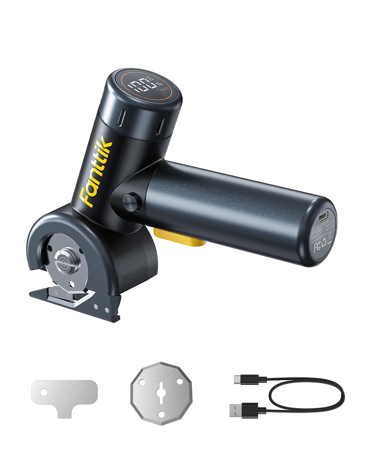 Fanttik C8 Nano Elektrische Schere - Kartonschneider Elektrisch mit Bildschirm und LED-Licht ⚡️🔪