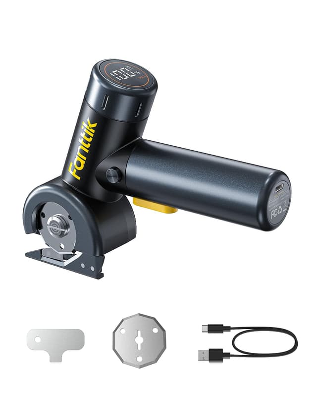 Fanttik C8 Nano Elektrische Schere - Kartonschneider Elektrisch mit Bildschirm und LED-Licht ⚡️🔪