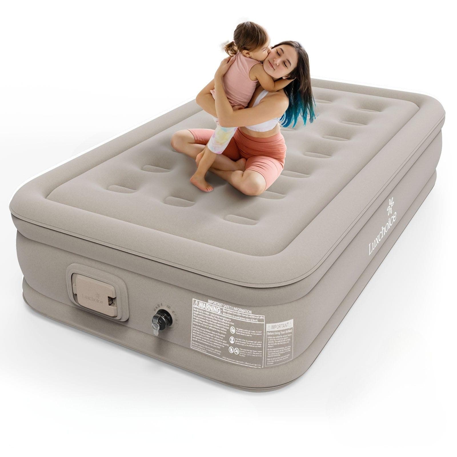 Luxchoice Luftbett 1 Personen Luftmatratze Selbstaufblasend 🛏️