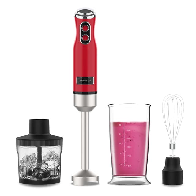 🌟 Angebot: Cecotec Stabmixer Power RetroRed 1200MAX Cream&Crush 🌟