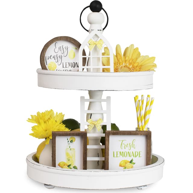 Das ultimative Bauernhaus Etagere Deko-Set 🌻🍋🎆