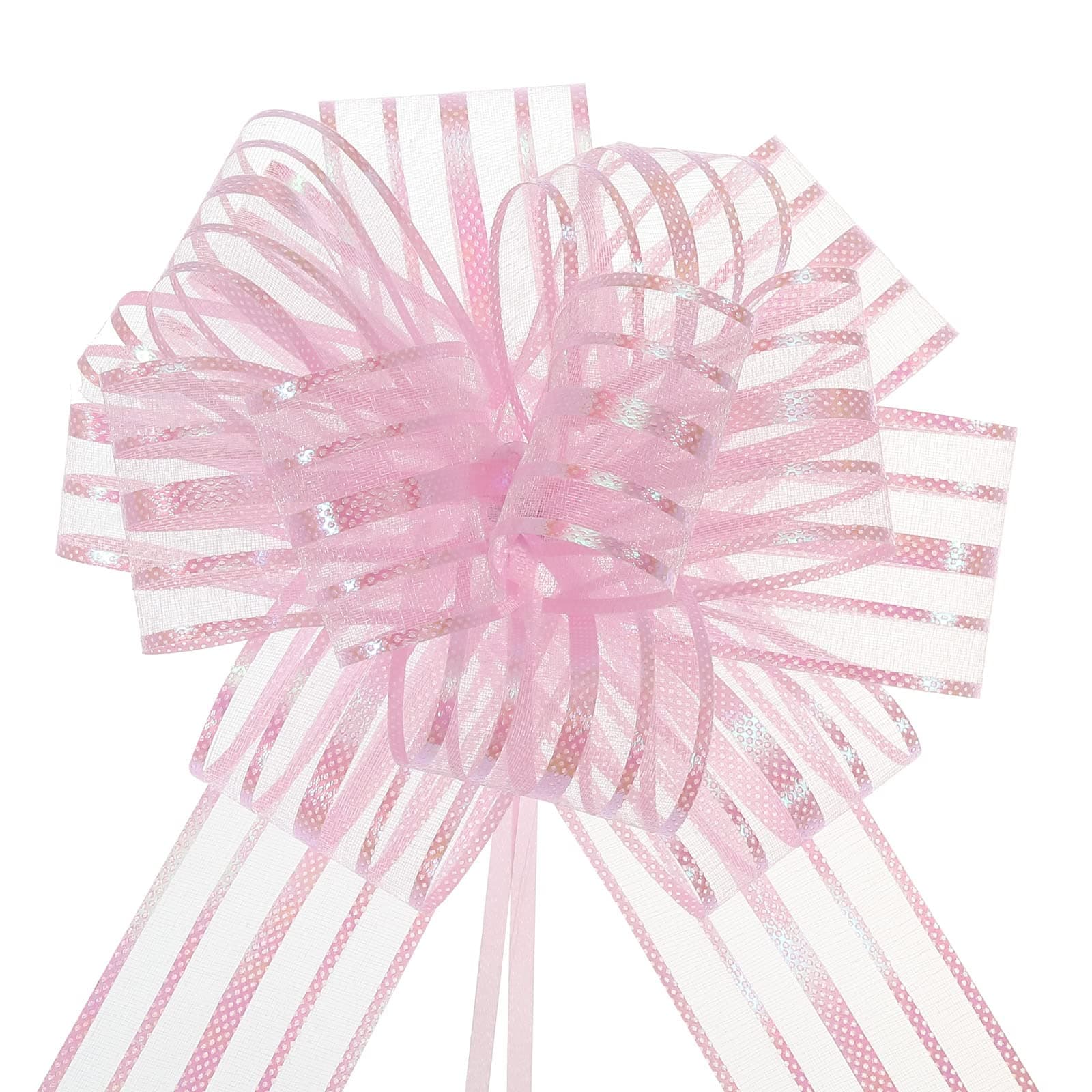 🎁🎀 Sourcing Map 5Stk Geschenk Schleife ø 16cm Geschenkband Matt Schleife Riesen Ziehschleife