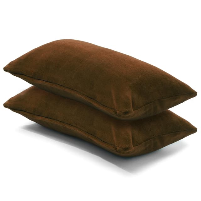 🛋️ CelinaTex 2er Set Kissenbezug 40x80 cm Doppelpack Coral Fleece Kissenhülle