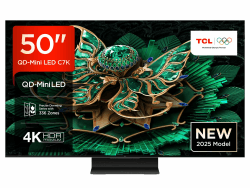 📺 TCL 50C7K 50 Zoll QD-Mini LED Fernseher, 4K HDR Premium 2000, Smart Google TV 🎮