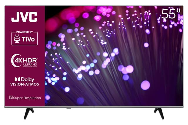 📺 JVC Fernseher 55 Zoll Smart TV Powered by TiVo 4K UHD Fernseher