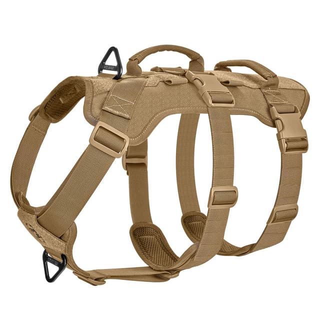 🐶🏞️ OneTigris Hundegeschirr T-Bone Taktisches Geschirr mit 2 Griffen 🐾