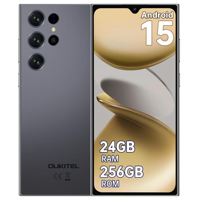 OUKITEL C61 Pro Handy Ohne Vertrag Android 15, 24GB+256GB/1TB Smartphone Ohne Vertrag 📱🔥