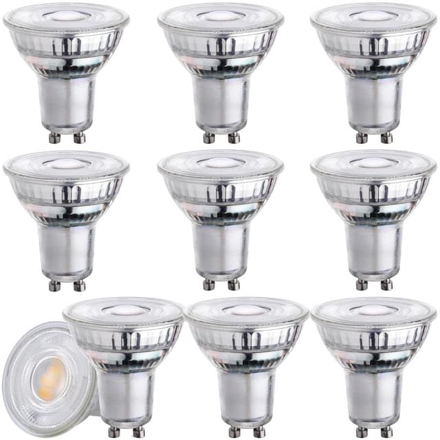 🌟 Angebotsbeleuchtung! LED Glühbirne GU10, 1,9W 340LM, Warmweiß 3000K, 10er Pack