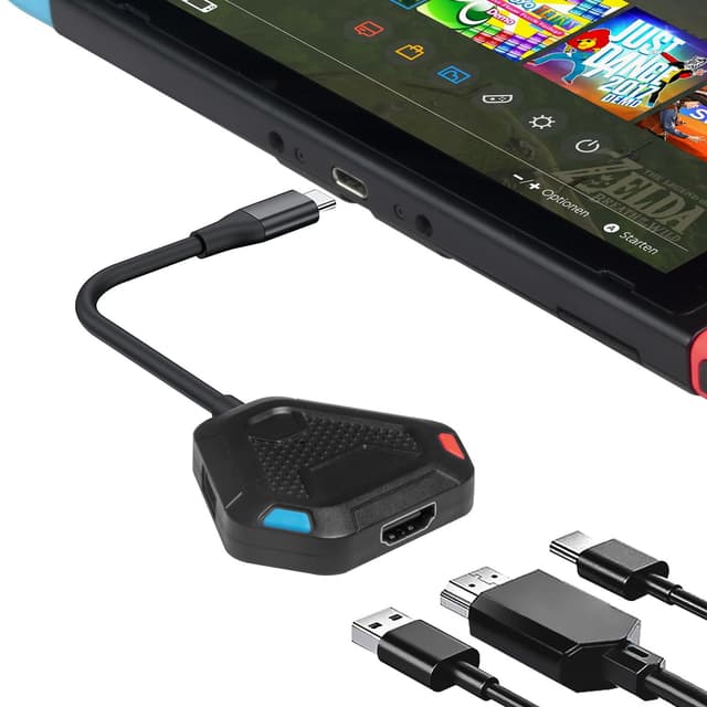 🎮 3 in 1 Switch Dock für Switch/Switch OLED 📺🔌🔋