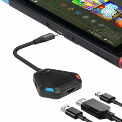 🎮 3 in 1 Switch Dock für Switch/Switch OLED 📺🔌🔋