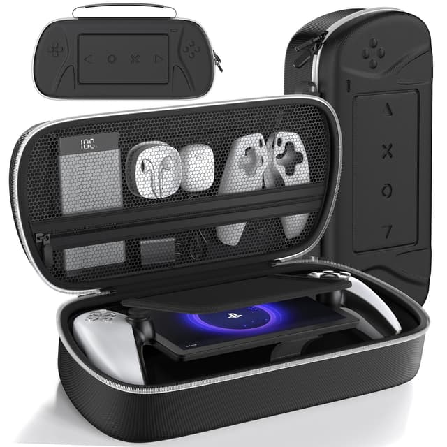 🎮 Tokluck Tasche für Playstation Portal Remote Player - Harte Tragetasche in Schwarz